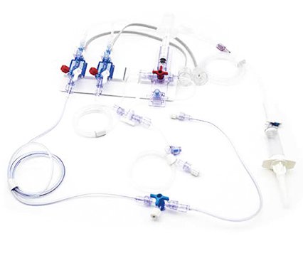 Disposable Pressure Transducer with the Closed Blood Sampling System